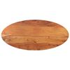 vidaXL Dessus de table 100x40x3,8 cm ovale bois massif d'acacia