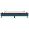 vidaXL Cadre de lit sans matelas bleu fonc&eacute; 140x220 cm velours
