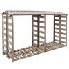vidaXL Abri de stockage du bois de chauffage 300x90x176cm Pin impr&eacute;gn&eacute;