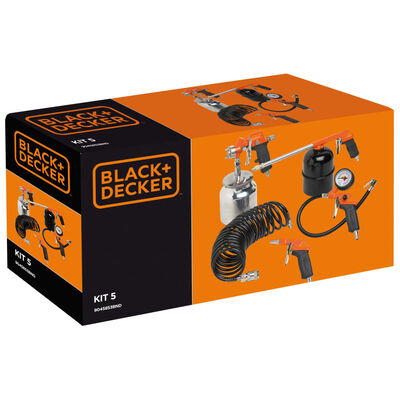 BLACK+DECKER Accessoires à air 5 pcs 1 L