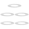 vidaXL adapt&eacute; pour anneaux d'arbre plats 5 pcs Argent &Oslash;40 / 70 cm