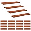 vidaXL Marches d'escalier 20 pi&egrave;ces 120 x 30 x 2 cm Marron