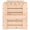 vidaXL Boîte de rangement 91x40,5x42 cm Bois massif de pin