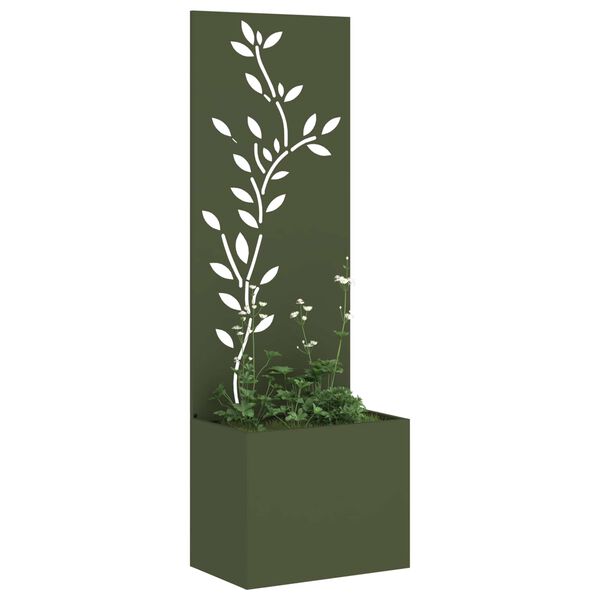 vidaXL &Eacute;cran de confidentialit&eacute; de jardin Vert olive 50 x 150 cm