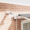 vidaXL Auvent r&eacute;tractable automatique avec LED anthracite et blanc