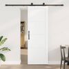 vidaXL Porte coulissante ORKDAL Blanc 73,5 x 211 cm Pin massif