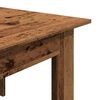 vidaXL Table basse vieux bois 100x60x42 cm bois d'ing&eacute;nierie
