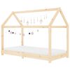 vidaXL Cadre de lit d'enfant Bois de pin massif 70x140 cm
