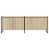 vidaXL Meuble TV Sonoma 140 x 36 x 49.5 cm Bois d'ing&eacute;nierie