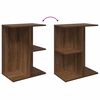 vidaXL Tables de chevet 2 pcs ch&ecirc;ne marron bois d'ing&eacute;nierie