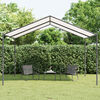 vidaXL Pavillon Blanc 4 x 4 x 2,6 m Acier et Polyester