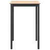 vidaXL Table de bar Naturel 70 x 70 x 105 cm Bois de pin massif