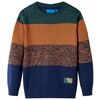Pull-over tricot&eacute; pour enfants multicolore 116