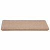 vidaXL Tapis d'escalier auto-adh&eacute;sifs 30 pcs beige 65x24,5x3,5 cm