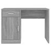 vidaXL Bureau avec tiroir et armoire Sonoma gris 100x40x73 cm