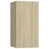 vidaXL Ensemble de meubles TV 4 pcs Ch&ecirc;ne sonoma Bois d'ing&eacute;nierie