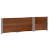 vidaXL Jardinière marron 100x50 cm bois massif de pin