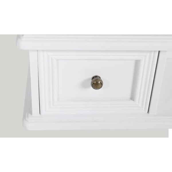 vidaXL Coiffeuse avec miroir pivotant rectangulaire MDF