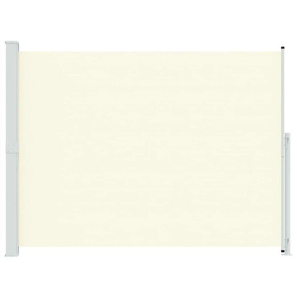 vidaXL Auvent lat&eacute;ral r&eacute;tractable de patio 220x300 cm Cr&egrave;me