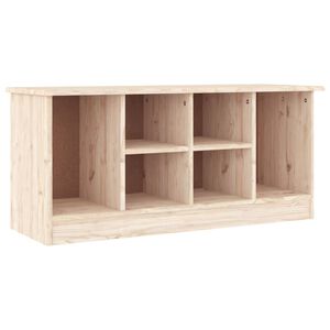vidaXL Banc &agrave; chaussures ALTA 100x35x45 cm bois massif de pin