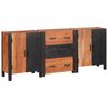 vidaXL Buffet 3 pcs Marron 55 x 30 x 75 cm Bois d'Acacia Massif