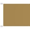 vidaXL Auvent vertical Beige 140x1000 cm Tissu oxford