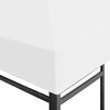 vidaXL Toile de toit de belvédère 270 g/m² 3x3 m Blanc