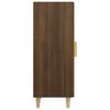 vidaXL Buffet Chêne marron 34,5x34x90 cm Bois d'ingénierie