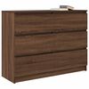 vidaXL Buffet ch&ecirc;ne marron 100x35x76 cm bois d'ing&eacute;nierie