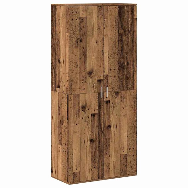 vidaXL Haut de Mobilier Bois Ancien 80 x 39 x 178 cm Bois d'ing&eacute;nierie