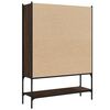 vidaXL Bibliothèque chêne marron 102x30x141,5 cm bois d'ingénierie