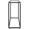 vidaXL Table console Transparent 100x35x75 cm Verre trempé