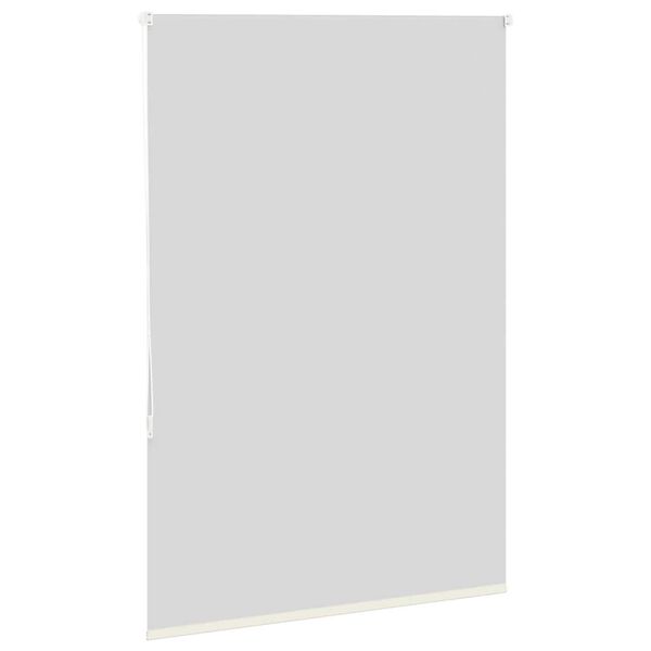 vidaXL Store enrouleur occultant blanc cass&eacute; 115x175 cm largeur tissu