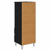 vidaXL Haut Armoire Ch&ecirc;ne noir 40 x 36 x 110 cm Bois d'ing&eacute;nierie