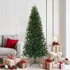 vidaXL Sapin de Noël artificiel Vert 180 cm PVC, PE et acier