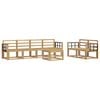 vidaXL Ensemble de canap&eacute;s d'ext&eacute;rieur 7 pcs Blanc 59 x 59 x 37 cm