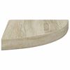 vidaXL &Eacute;tag&egrave;res d'angle flottantes 2 pcs ch&ecirc;ne 25x25x3,8 cm MDF
