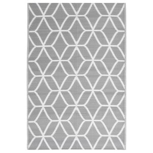 vidaXL Tapis d'ext&eacute;rieur ARAKIL Gris 140x200 cm PP