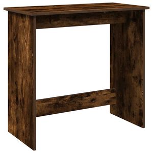 vidaXL Bureau ch&ecirc;ne fum&eacute; 80x40x75 cm bois d'ing&eacute;nierie