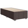 vidaXL Sommier &agrave; lattes de lit avec matelas Marron fonc&eacute; 90x200 cm