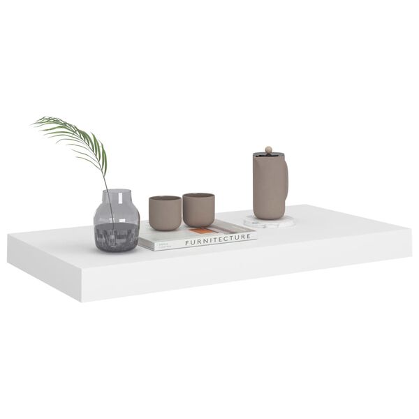 vidaXL Étagère murale flottante blanc 50x23x3,8 cm MDF