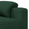 vidaXL Fauteuil &eacute;lectrique de massage Vert fonc&eacute; Tissu