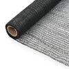 vidaXL Filet de protection agricole PEHD 1 x 100 m Noir