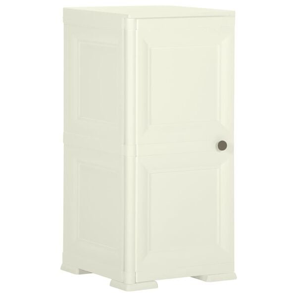 vidaXL Armoire plastique 40x43x85,5 cm design bois glace à la vanille