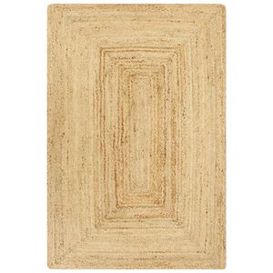 vidaXL Tapis fait &agrave; la main Jute Naturel 120x180 cm