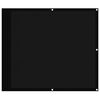 vidaXL &Eacute;cran de balcon noir 90x800 cm 100% polyester oxford
