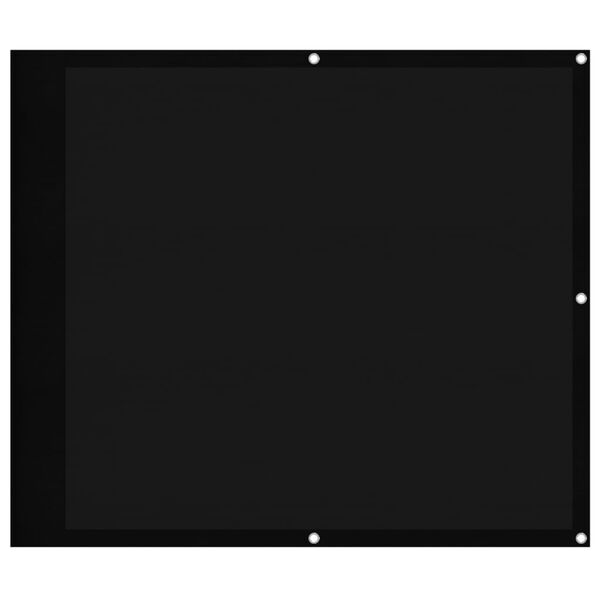 vidaXL &Eacute;cran de balcon noir 90x800 cm 100% polyester oxford