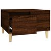 vidaXL Table basse ch&ecirc;ne marron 55x55x36,5 cm bois d'ing&eacute;nierie