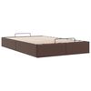vidaXL Cadre de lit ottoman sans matelas marron 120x200 cm similicuir