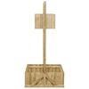 vidaXL Jardini&egrave;re en treillis Bois de pin impr&eacute;gn&eacute;